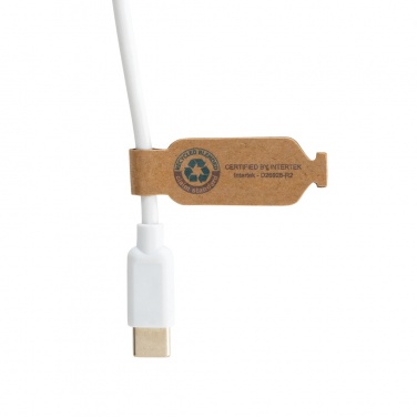 Logo trade advertising products image of: RCS recycled plastic Ontario 6-in-1 round cable